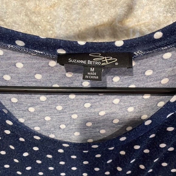 Suzanne Betro Polka Dot Dress size medium - Picture 2 of 6